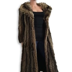 A Fantasia Furs Fur Ankle Length Coat